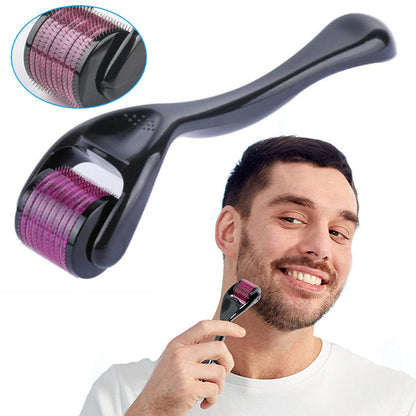 Derma Roller Micro Needle for Hair, Beard Growth and Facial Skin Therapy