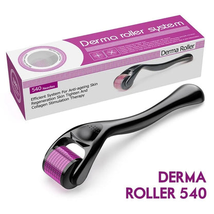 Derma Roller Micro Needle for Hair, Beard Growth and Facial Skin Therapy