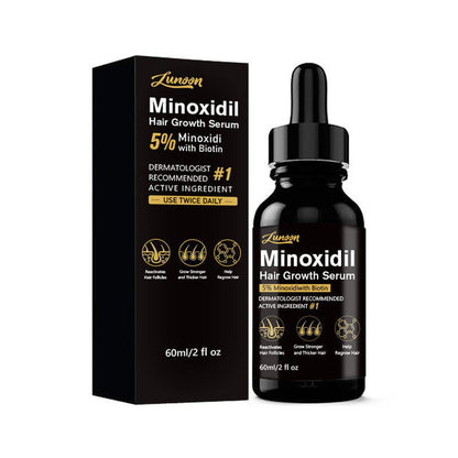 5% Minoxidil for Men Women Hair Growth, Hair Growth minoxidil for men beard Regrowth Treatments, Extra Strength Minoxidil Hair Oil for Thicker Longer Fuller Healthier Hair, US Cetifications