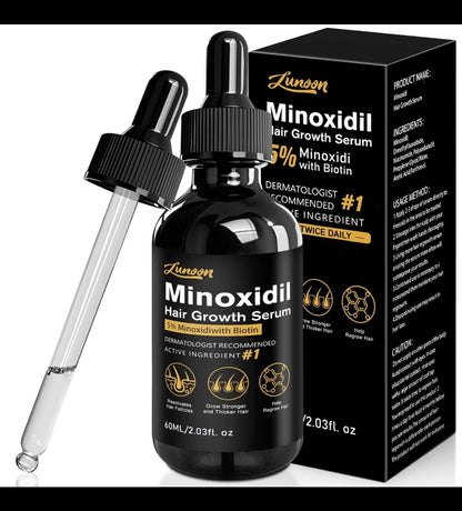 5% Minoxidil for Men Women Hair Growth, Hair Growth minoxidil for men beard Regrowth Treatments, Extra Strength Minoxidil Hair Oil for Thicker Longer Fuller Healthier Hair, US Cetifications
