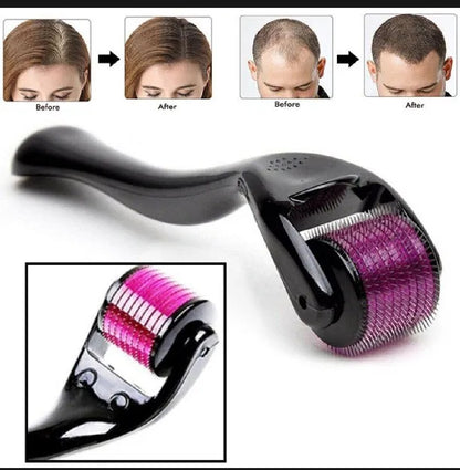 Derma Roller Micro Needle for Hair, Beard Growth and Facial Skin Therapy