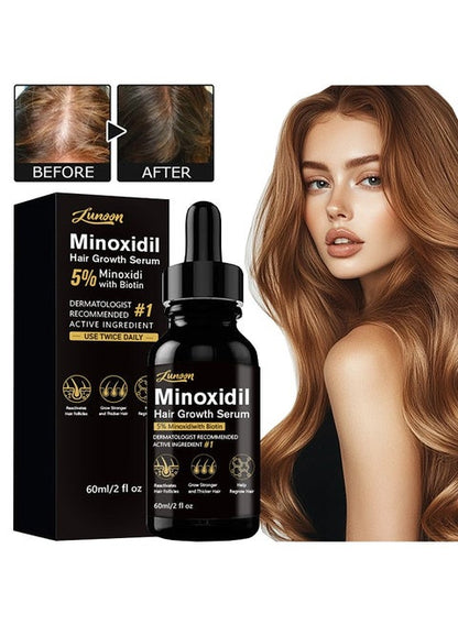 5% Minoxidil for Men Women Hair Growth, Hair Growth minoxidil for men beard Regrowth Treatments, Extra Strength Minoxidil Hair Oil for Thicker Longer Fuller Healthier Hair, US Cetifications